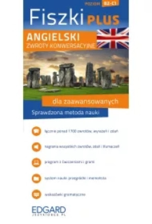 Fiszki plus. Angielski. Zwroty konwersacyjne dla zaawansowanych. Poziom B2-C1