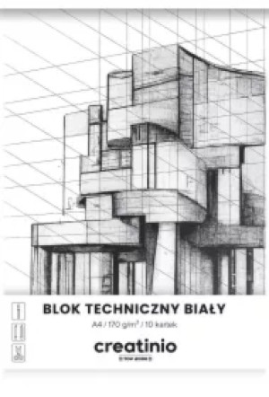 Blok techniczny Creatinio A4 biały