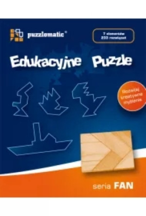 Puzzle drewniane. Seria Fan