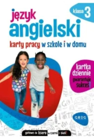 Język angielski. Karty pracy w szkole i w domu. Klasa 3