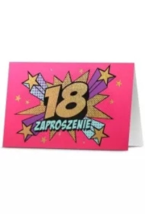 Zaproszenie Urodziny 18
