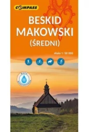 Beskid Makowski (średni). Mapa turystyczna w skali 1:50 000 (wersja wodoodporna)