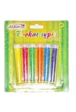 Brokat sypki bio 6 kolorów x 4,5g