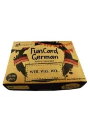 Karty językowe Niemiecki Fun Card German Wer,Was,Wo