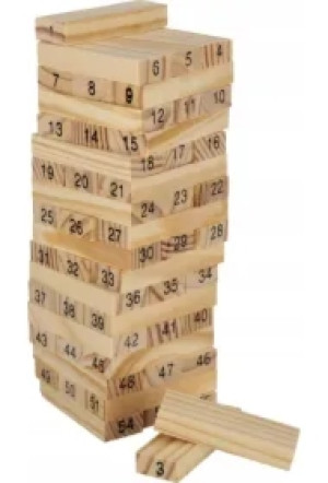 Gra Wieża drewniana Wood Cyfry MEGA CREATIVE 552115