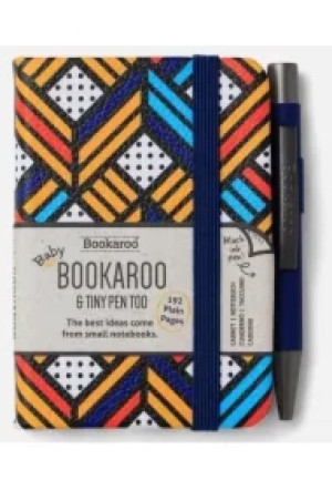 Bookaroo Notatnik A7 z długopisem - geometryczne