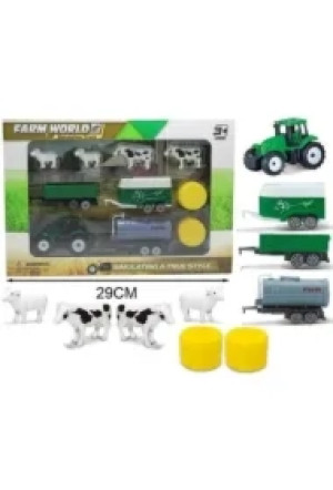 Zestaw farma - traktor z akcesoriami