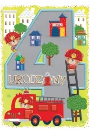 KARNET URODZINY 4 B6 Z KOP STRAZ POZARNA HE FOL