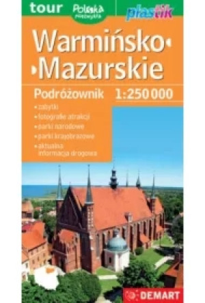 Warmińsko-mazurskie. Mapa turystyczna