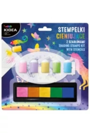 Stempelki cieniujące z szablonami