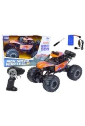 Auto terenowe R/C 1:8 amortyzatory pomarańczowy