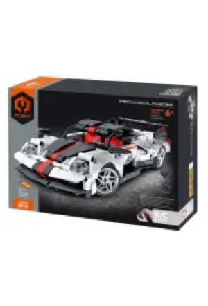 Klocki R/C Wyścigówka biała 476el