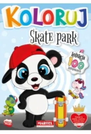 Skate park. Koloruj