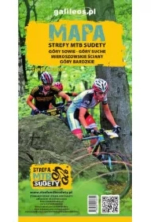 Mapa Tras Rowerowych Strefy MTB Sudety 1:50 000