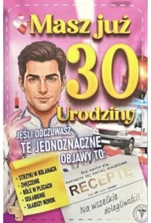 Karnet Urodziny 30