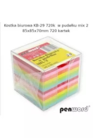 Kostka biurowa w pudełku mix