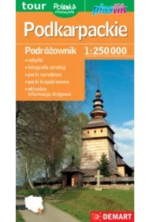Podróżownik. Mapa województwa - Podkarpackie 1:250 000