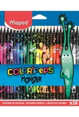 Kredki Colorpeps Monster trójkątne