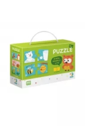 Puzzle Duo Gdzie żyją zwierzęta