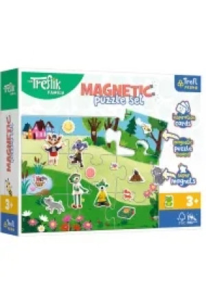 Puzzle magnetyczne - Treflikowy dzień