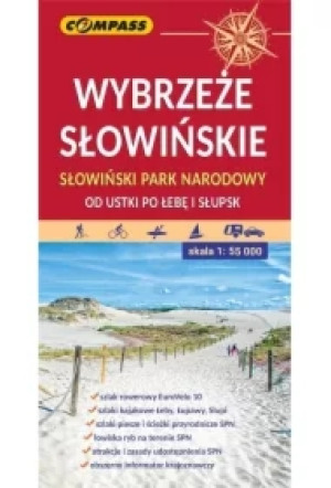 Mapa turystyczna Wybrzeże Słowińskie 1:55 000