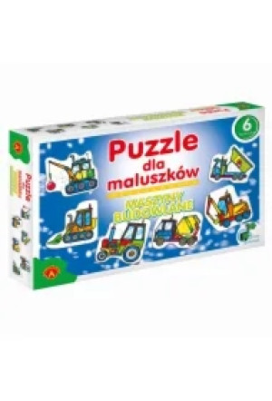 Puzzle dla maluszków Maszyny budowlane