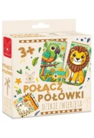 Połącz Połówki Dzikie Zwierzęta