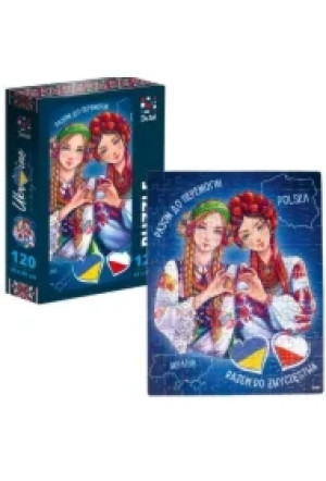 Puzzle 120 el. Ukraina & Poland
