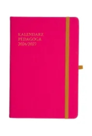 Kalendarz nauczyciela 2026/27 A5 tyg. różowy