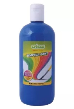 Farba tempera niebieska