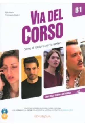 Via del Corso B1 podręcznik + 2CD + DVD EDILINGUA