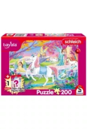 Puzzle 200 el. Magiczna kraina + figurka
