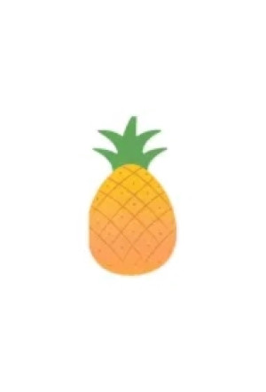 Serwetki Ananas 18,5x10,2cm 20 szt
