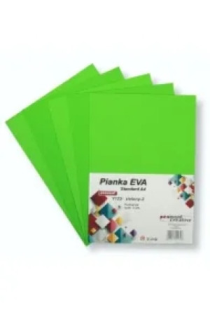 Pianka standard A4 Eva zielona 5 szt