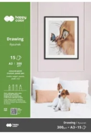 Blok do rysunku  ART, 300g, A3/15 ark