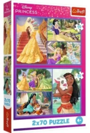 Puzzle 2x70 el. Bajkowe dni