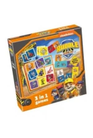 Lotto, Domino, Memo - Rubble i jego Ekipa 3w1