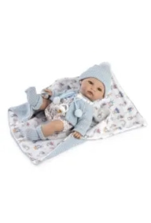 Lalka hiszpańska bobas Coral Baby chłopczyk 30cm