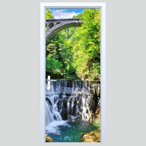 Fototapety na drzwi most 224s
