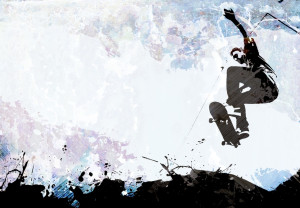 Fototapeta skater 2692