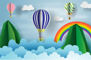 Fototapeta balony 3550
