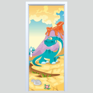 Fototapety na drzwi dinozaury 405s