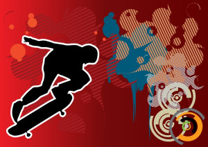 Fototapeta skater 2689