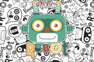 Fototapeta robot 4125