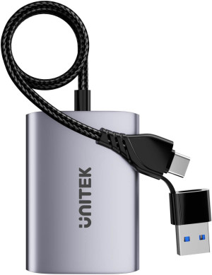 OUTLET_1: Unitek V1427A01 Adapter USB/C/A na 2x HDMI MST FullHD