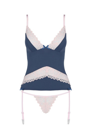 Top gorsetowy - SELINA CORSET navy blue