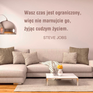 Szablon malarski sentencja wasz czas jest ograniczony 19sm56