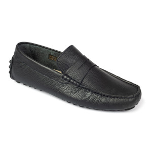 Miękkie mokasyny męskie car shoes granatowe VAN THORN 43