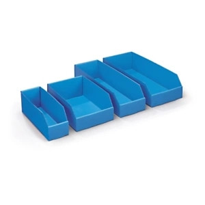Pojemnik polipropylenowy niebieski 380x300x155