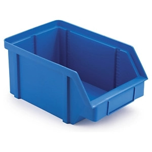 48 x Pojemnik magazynowy plastikowy  niebieski 157x101x74